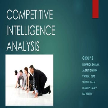 Competitive Intelligence Analysis | PPTX