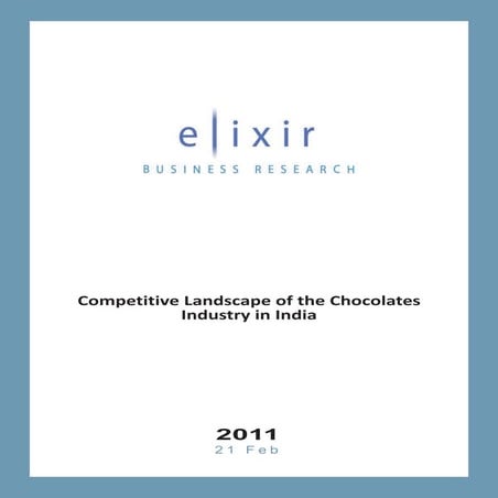 Competitive landscape of_the_chocolate_industry_in_india