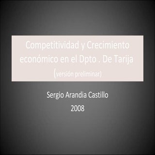 Competitividad Y Crecimiento EconóM...