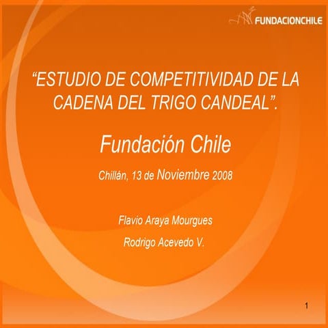 Análisis de situación y prospectiva de la Cadena de valor del trigo | PDF