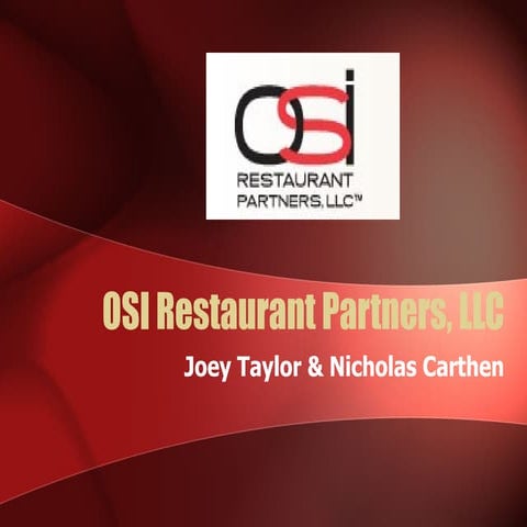 Competitor And Firm Analysis Presentation