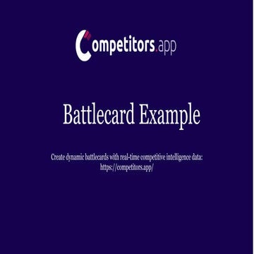 Competitors App Battlecard Templates.pptx