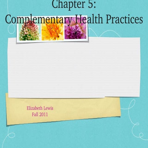 Complementary therapies ppt | PPTX