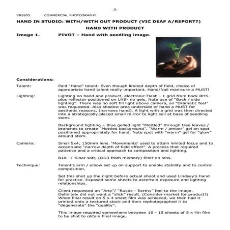 Mark Adrian Langtry - Photography: Hand / Product