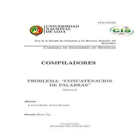Compilador concatenacion