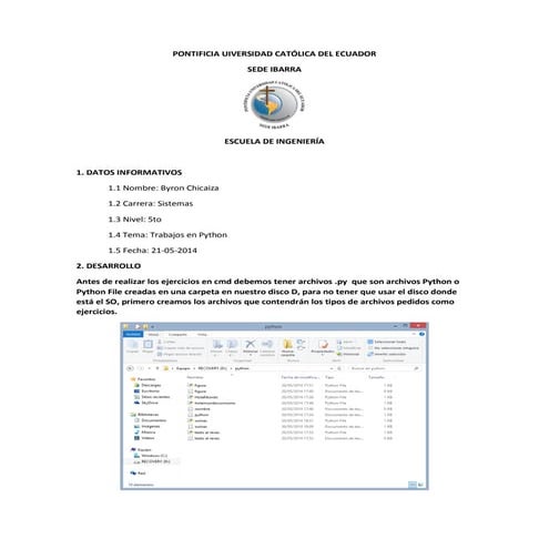 Ejercicios resueltos con Python | PDF