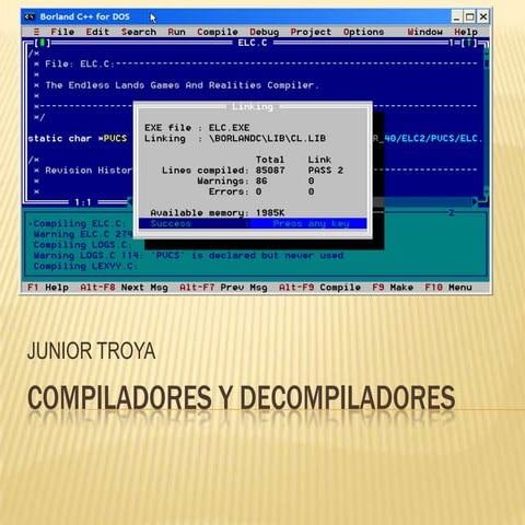 Compiladores y decompiladores