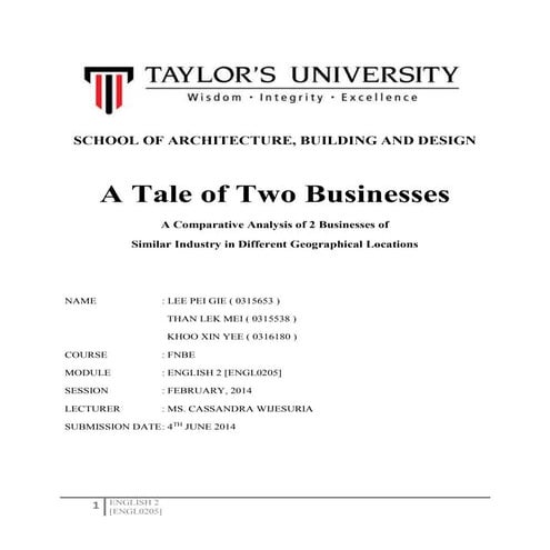 English Research Assignment