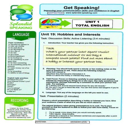 Compilation hobbies movies and books