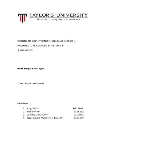 CULTURE Compilation report