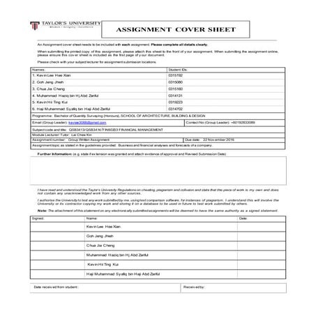 Compiled fm assignment (complete)