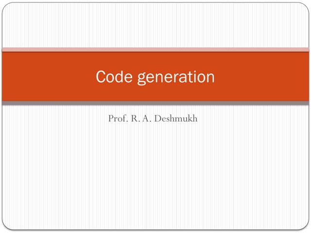 Compiler Design_Code generation techniques.pptx