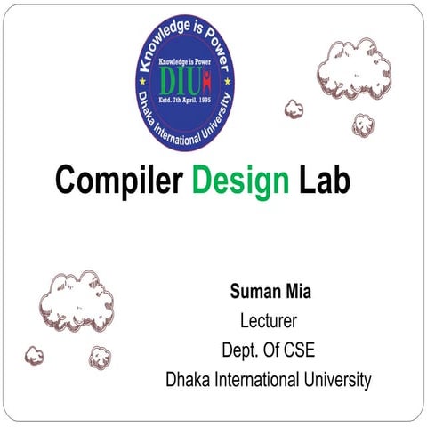 Lexical Analysis and Parsing