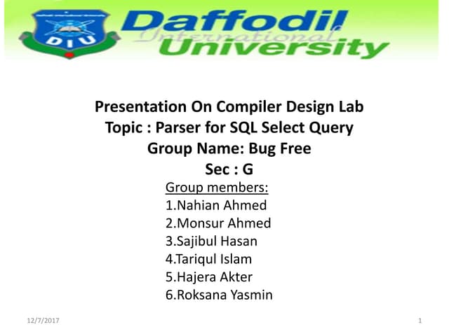 Compiler  project