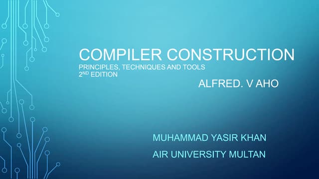 Compilers section 4.7