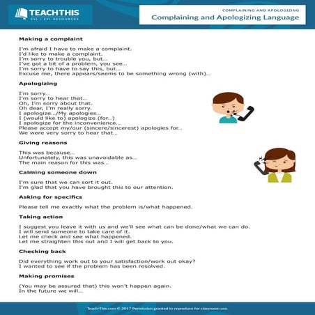 Complaining and-apologizing-useful-language