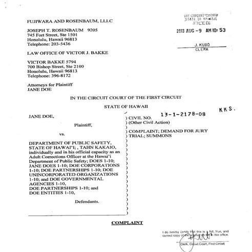 Complaint demand for jury trial summons09192013_0000 | PDF