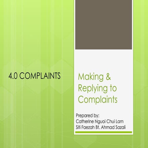 how to make and reply to complaintx.pptx