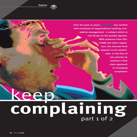 Customer Complaint Management | PPTX
