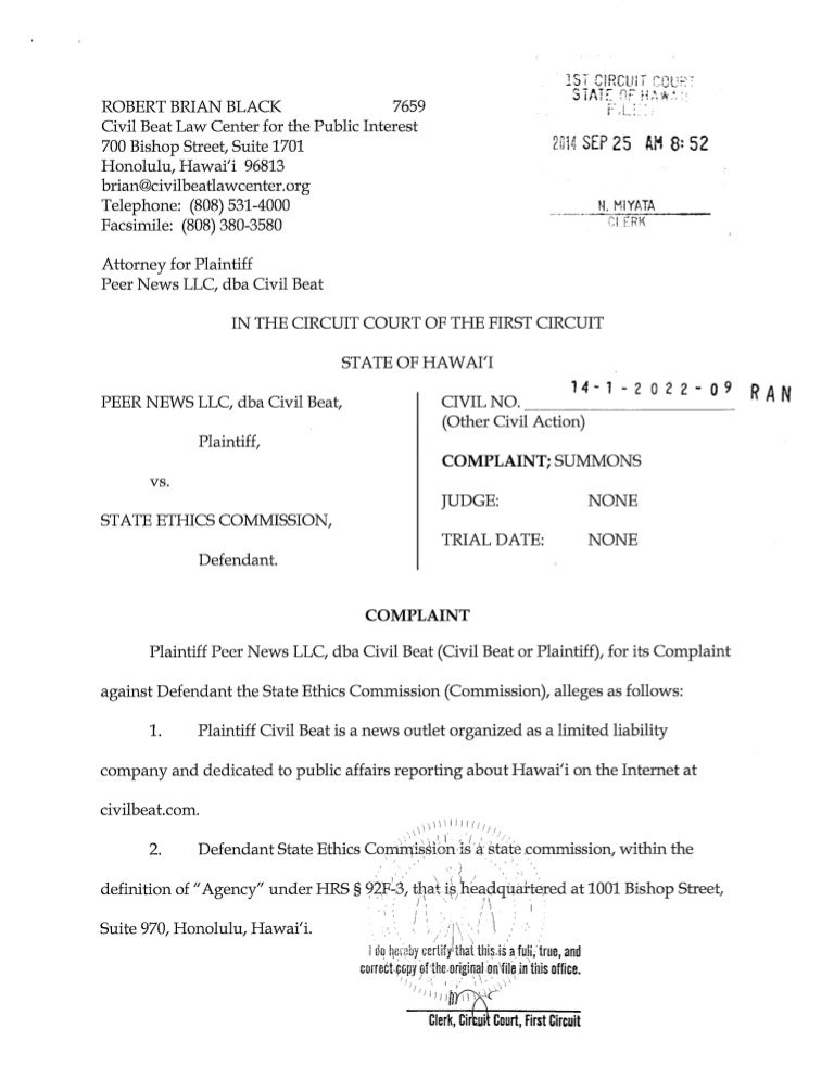 How to file an answer to a complaint picture