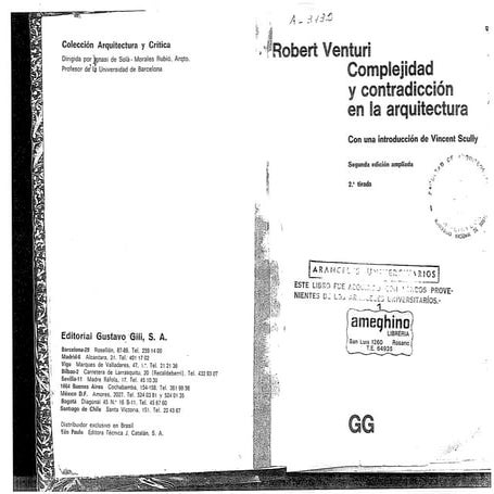 Complejidad y contradiccion en la arquitectura