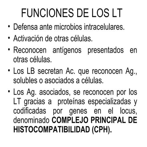 Complejo de histocompatibilidad cph