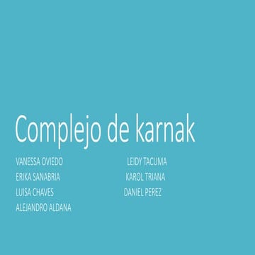 Complejo de karnak