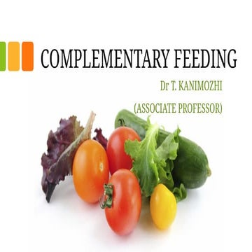 COMPLEMENTARY FEEDING Presentation. ppt.