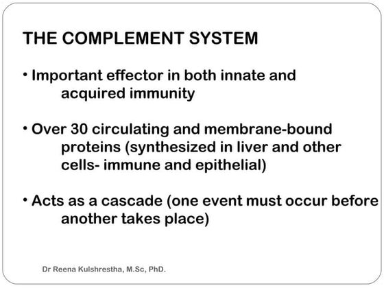 The complement system | PPT