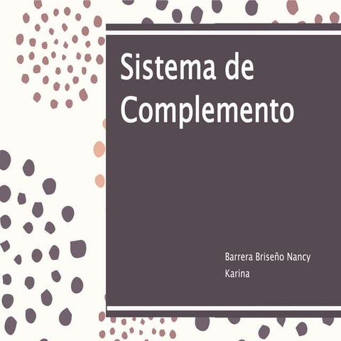 Sistema del complemento