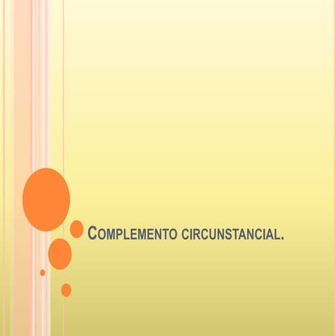 Complemento circunstancial