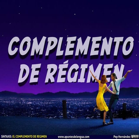 Complemento de régimen verbal