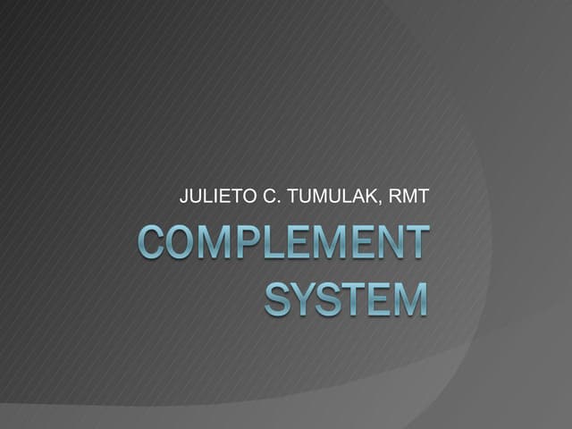 Complement System