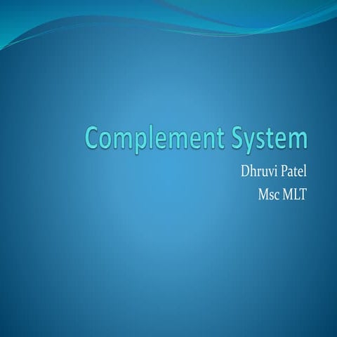 Complement system