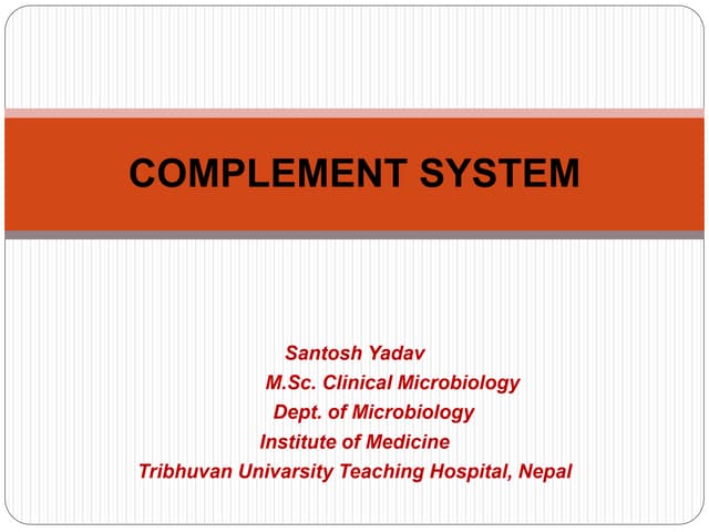 Complement system  