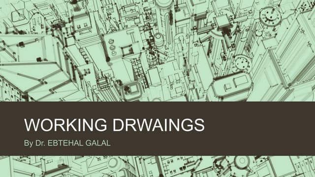 working drawings for beginners 
