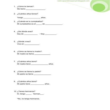 Completa datos personales