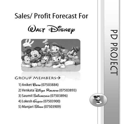 Walt Disney Annual Report Analysis