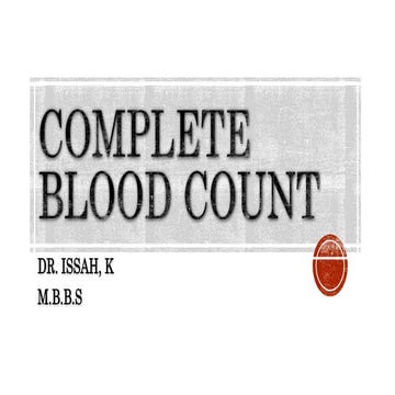 Complete blood count