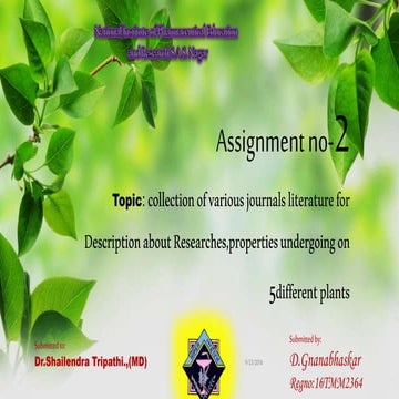 medicinal properties of some herbal plants