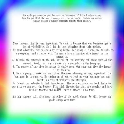 Complete document design exercises 4