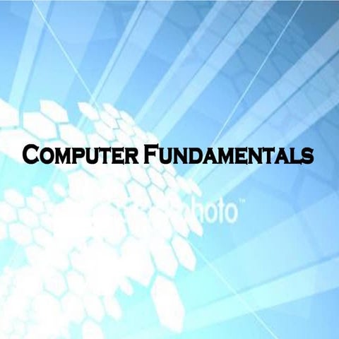 Computer Fundamentals | PPT
