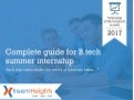 Complete Guide for B.tech Summer Internship