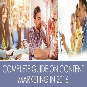 Content Marketing Strategy for 2016