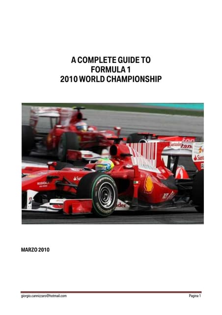 Complete Guide To F1 2010 World Cha...