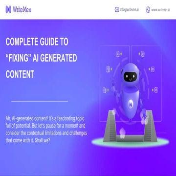 COMPLETE GUIDE TO “FIXING” AI GENERATED CONTENT.pptx