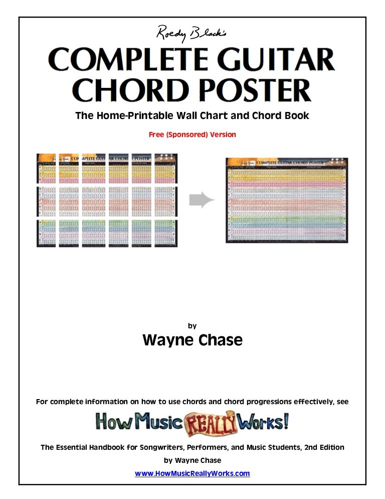 Guitar Relative Chords Chart Pdf