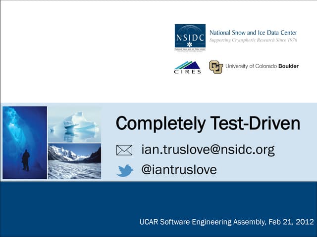 Completely Test-Driven