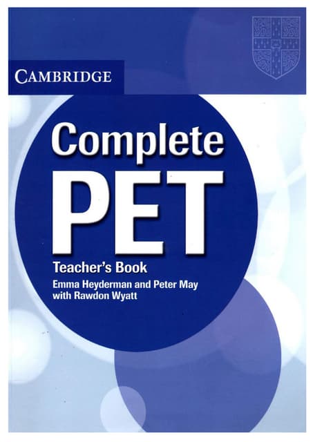 Complete pet test_readingwritingpaper