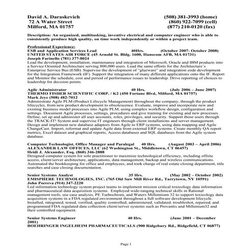 Complete Resume Current2008